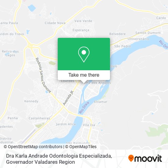 Mapa Dra Karla Andrade Odontologia Especializada