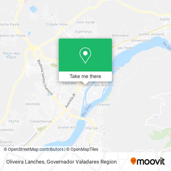 Oliveira Lanches map