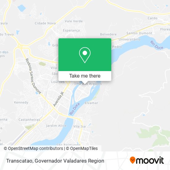 Transcatao map