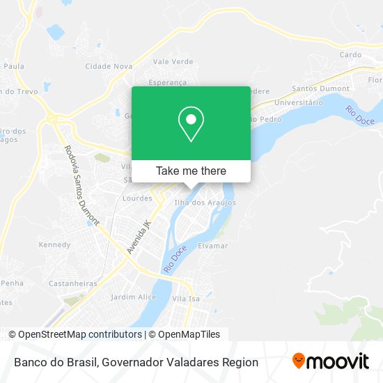 Banco do Brasil map