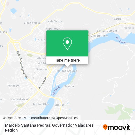 Marcelo Santana Pedras map