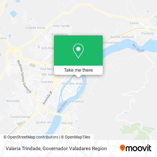 Valeria Trindade map