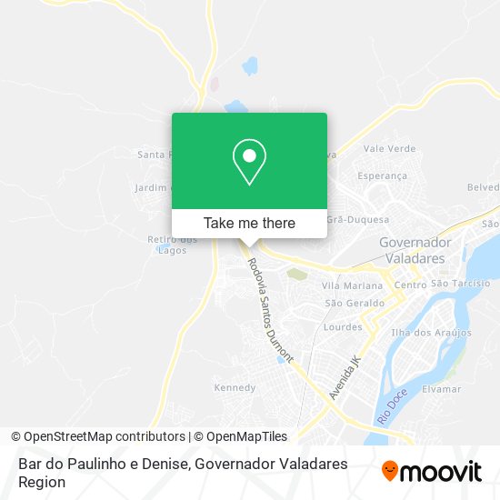 Mapa Bar do Paulinho e Denise