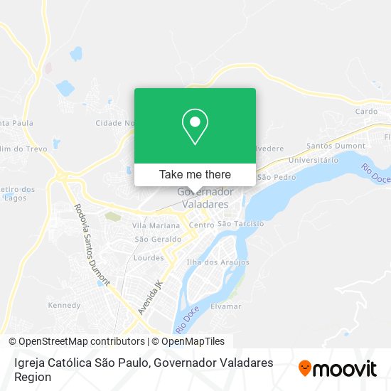 Igreja Católica São Paulo map