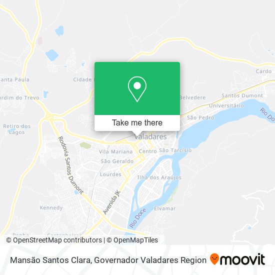 Mansão Santos Clara map