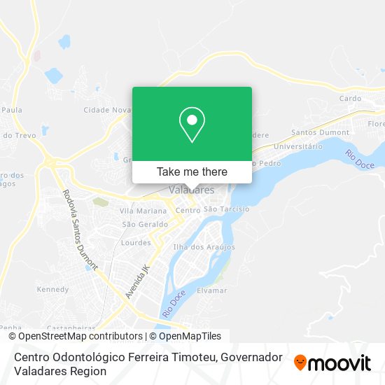 Centro Odontológico Ferreira Timoteu map