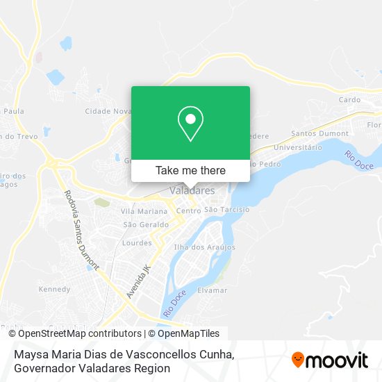 Maysa Maria Dias de Vasconcellos Cunha map