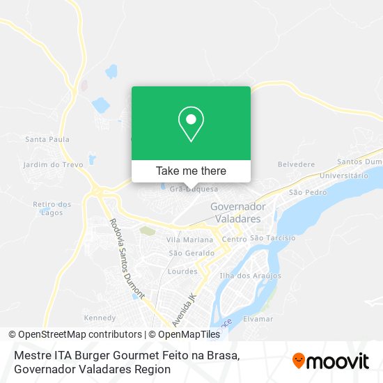 Mestre ITA Burger Gourmet Feito na Brasa map