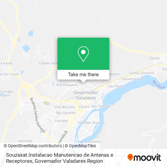Souzasat Instalacao Manutencao de Antenas e Receptores map