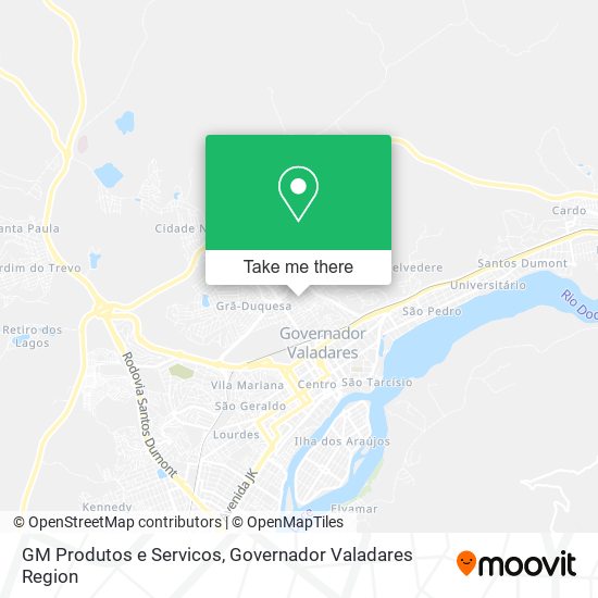 Mapa GM Produtos e Servicos