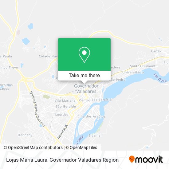 Mapa Lojas Maria Laura