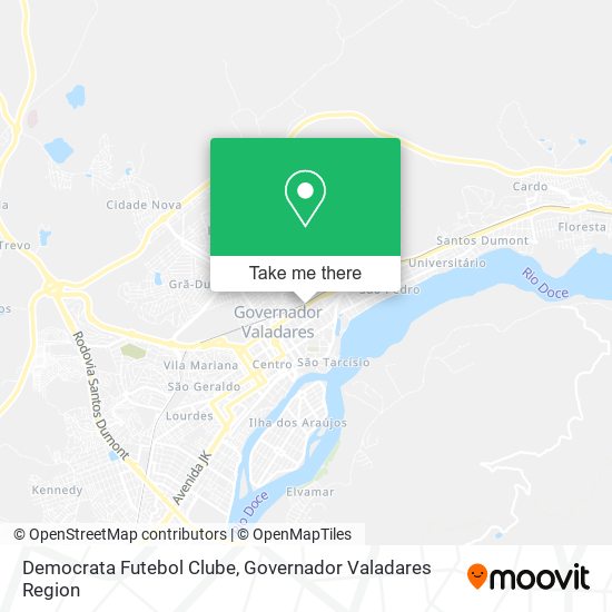 Mapa Democrata Futebol Clube