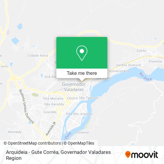 Arquideia - Gute Corrêa map