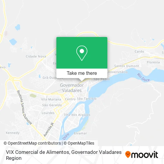 VIX Comercial de Alimentos map