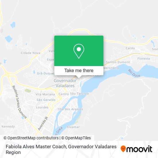 Fabiola Alves Master Coach map