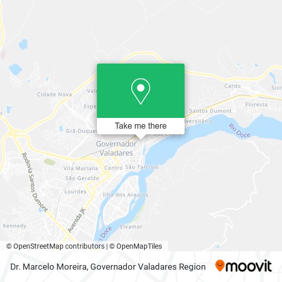 Dr. Marcelo Moreira map