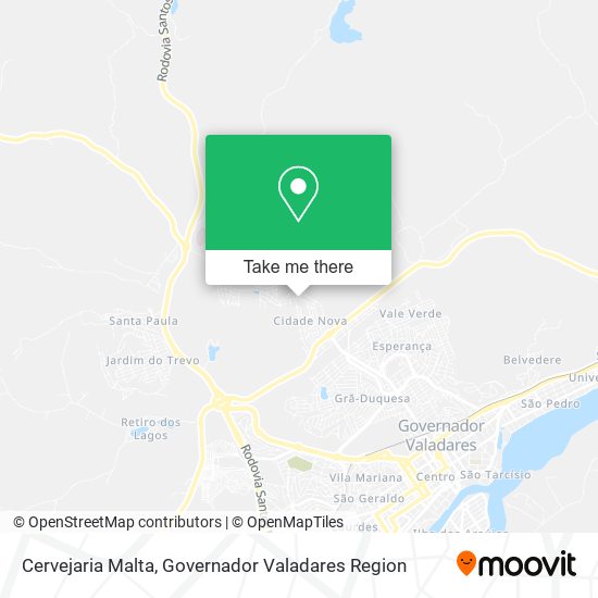 Cervejaria Malta map