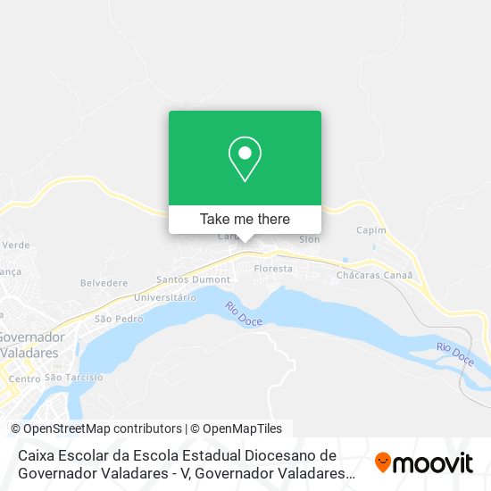 Caixa Escolar da Escola Estadual Diocesano de Governador Valadares - V map