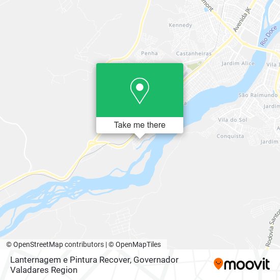 Lanternagem e Pintura Recover map