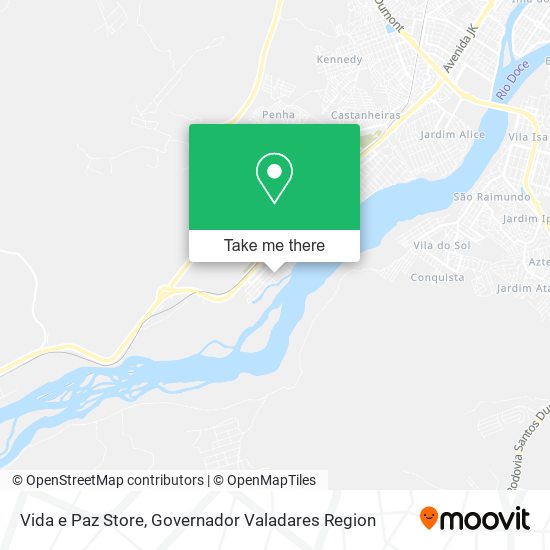 Vida e Paz Store map