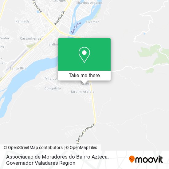 Associacao de Moradores do Bairro Azteca map