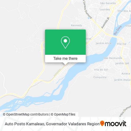 Auto Posto Kamaleao map