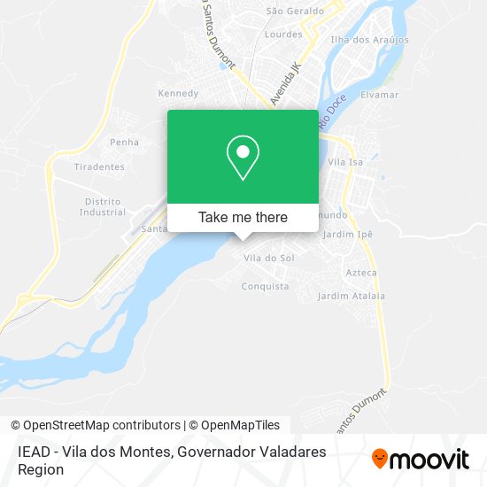 IEAD - Vila dos Montes map