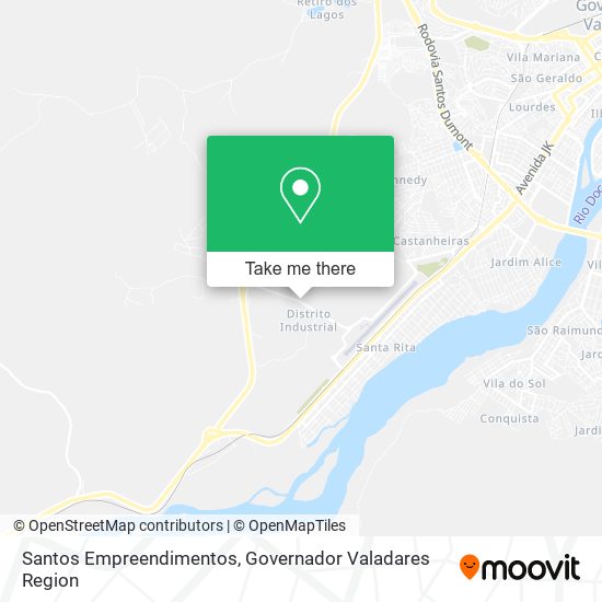 Santos Empreendimentos map