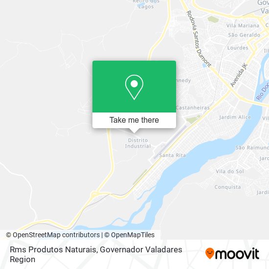 Rms Produtos Naturais map