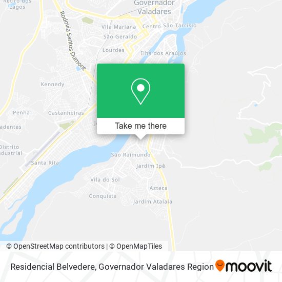 Residencial Belvedere map