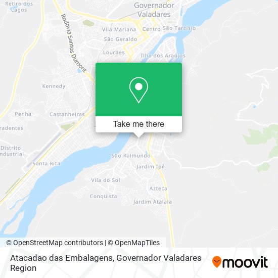 Atacadao das Embalagens map