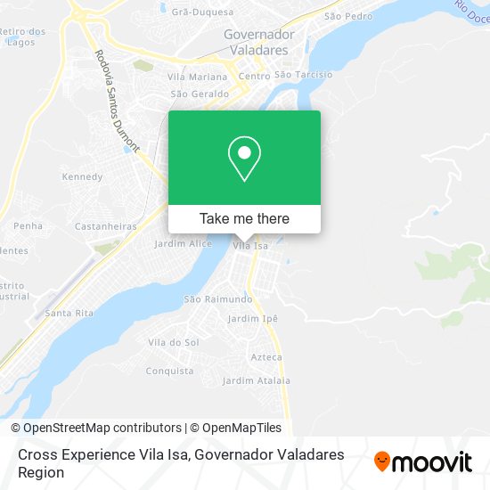 Cross Experience Vila Isa map