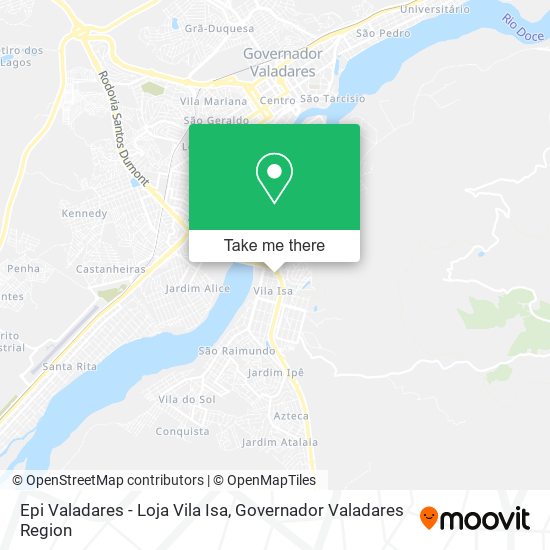 Mapa Epi Valadares - Loja Vila Isa