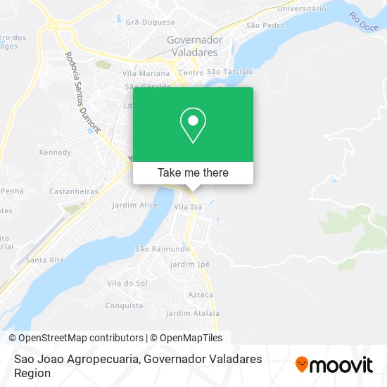 Mapa Sao Joao Agropecuaria