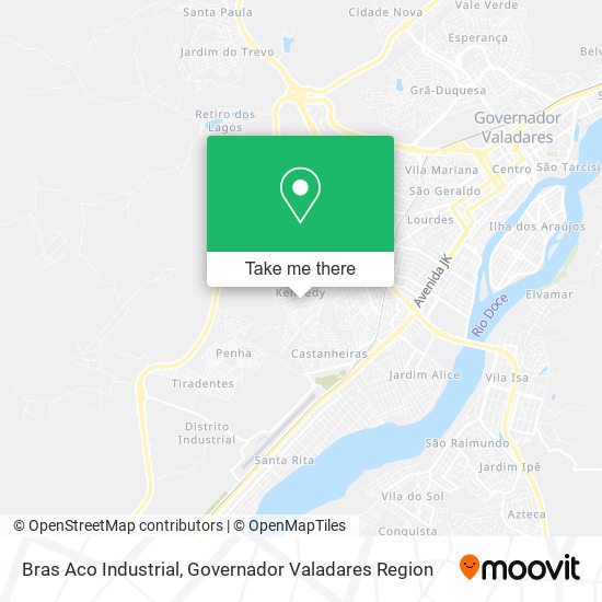 Mapa Bras Aco Industrial