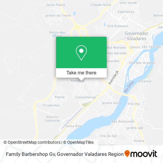 Family Barbershop Gv map