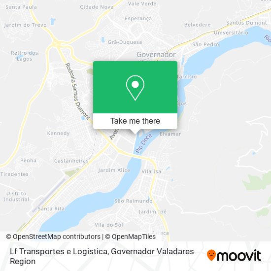 Lf Transportes e Logistica map