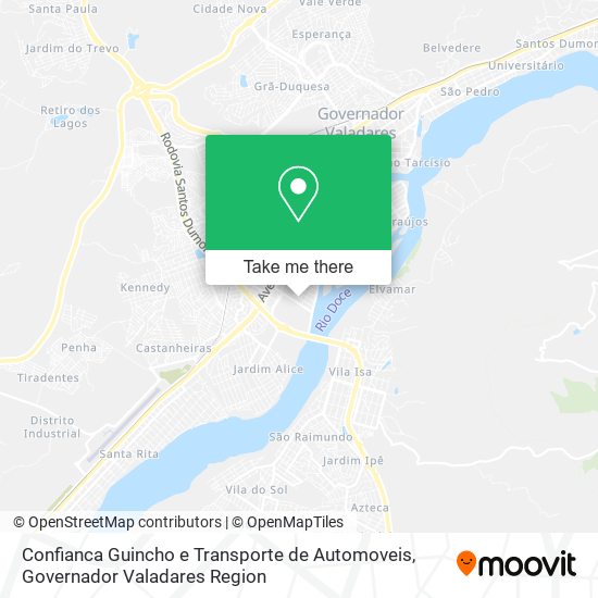 Confianca Guincho e Transporte de Automoveis map