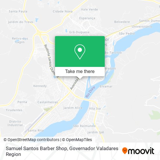 Mapa Samuel Santos Barber Shop