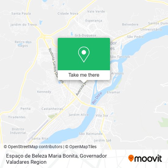 Espaço de Beleza Maria Bonita map