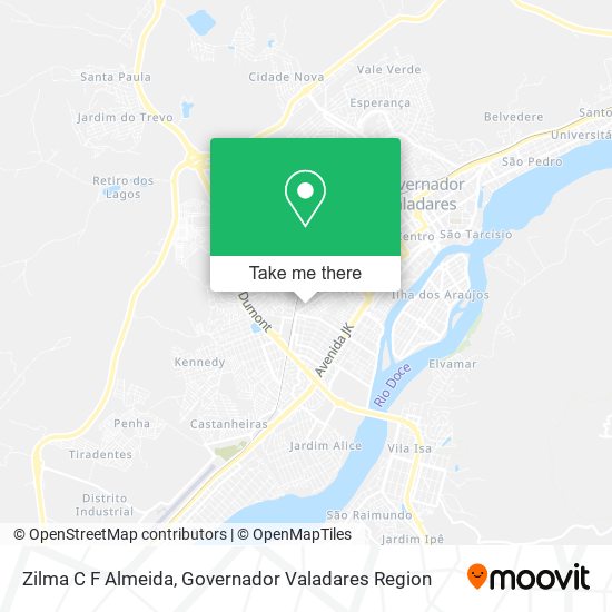 Mapa Zilma C F Almeida