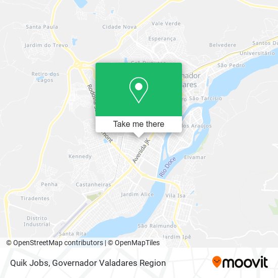 Quik Jobs map