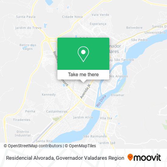 Residencial Alvorada map