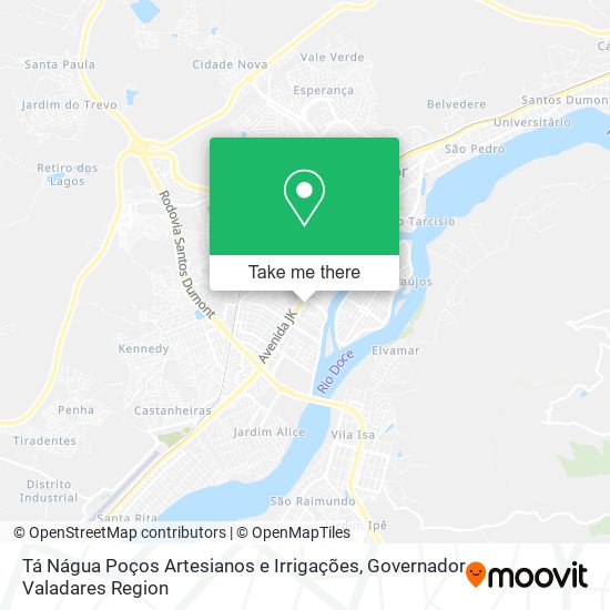 Tá Nágua Poços Artesianos e Irrigações map