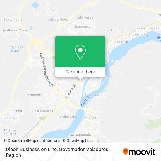 Dleon Business on Line map