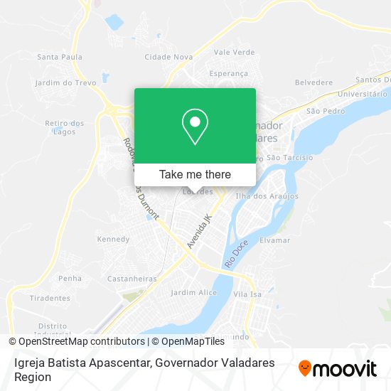 Mapa Igreja Batista Apascentar