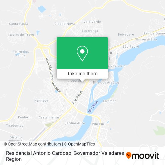 Mapa Residencial Antonio Cardoso