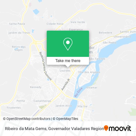 Mapa Ribeiro da Mata Gems