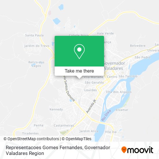 Representacoes Gomes Fernandes map