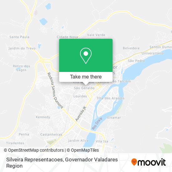 Silveira Representacoes map